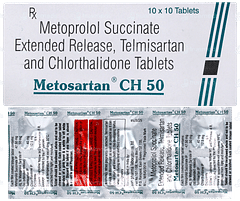 Metosartan Ch 50 Tablet 10