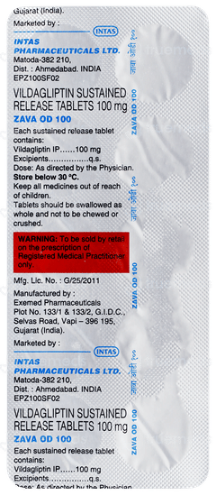 Zava Od 100 Tablet 10 Zava Od 100 Tablet 10