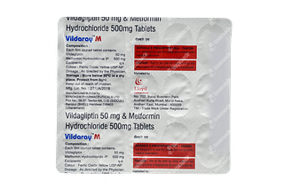 Vildaray M 50/500 MG Tablet 15