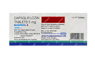 Dapavel 5 MG Tablet 10