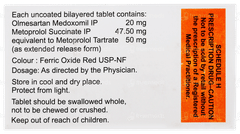 Olmesar M 50 Tablet 15 Olmesar M 50 Tablet 15