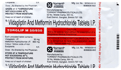 Torglip M 50/850 Tablet 10 Torglip M 50/850 Tablet 10
