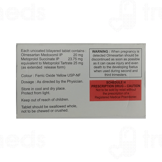 Olmesar M 25 Tablet 15