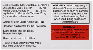 Olmesar M 25 Tablet 15