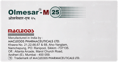 Olmesar M 25 Tablet 15