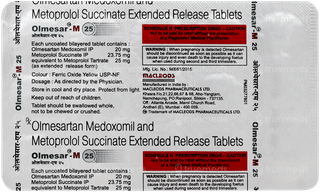 Olmesar M 25 Tablet 15