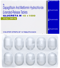 Glucreta M 10/1000 Tablet 10