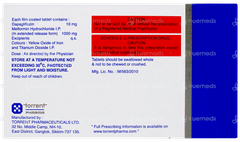 Glucreta M 10+1000 Tablet 10 Glucreta M 10+1000 Tablet 10