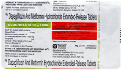 Glucreta M 10+1000 Tablet 10 Glucreta M 10+1000 Tablet 10