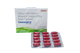 Coecoral Max 225 Mg/0.25mcg Capsule 15