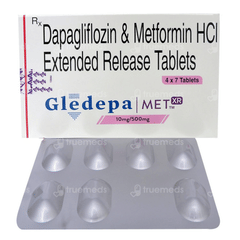Gledepa Met Xr 10Mg/500Mg Tablet 7