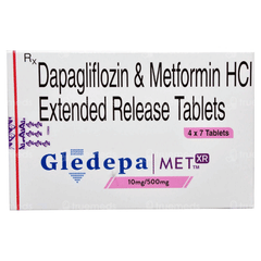 Gledepa Met Xr 10Mg/500Mg Tablet 7 Gledepa Met Xr 10Mg/500Mg Tablet 7