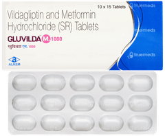 Gluvilda M+ 1000 Tablet 15 Gluvilda M+ 1000 Tablet 15