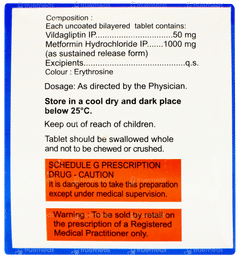 Gluvilda M+ 1000 Tablet 15 Gluvilda M+ 1000 Tablet 15