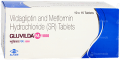 Gluvilda M+ 1000 Tablet 15 Gluvilda M+ 1000 Tablet 15