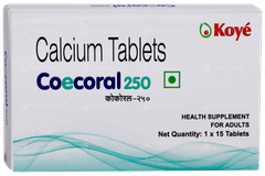 Coecoral 250 Tablet 15 Coecoral 250 Tablet 15