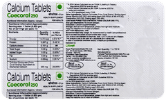 Coecoral 250 Tablet 15 Coecoral 250 Tablet 15