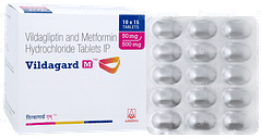 Vildagard M 50mg/500mg Tablet 15