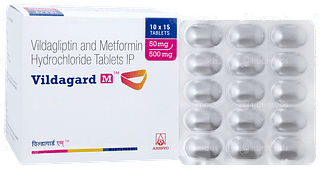 Vildagard M 50/500 Tablet 15