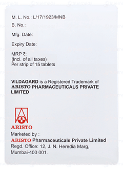 Vildagard M 50mg/500mg Tablet 15