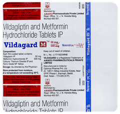 Vildagard M 50mg/500mg Tablet 15