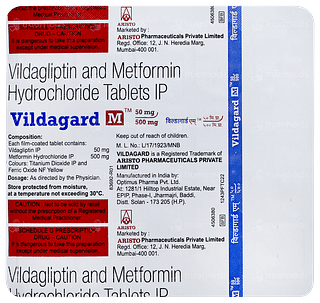 Vildagard M 50/500 Tablet 15