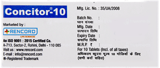 Concitor 10 Tablet 10