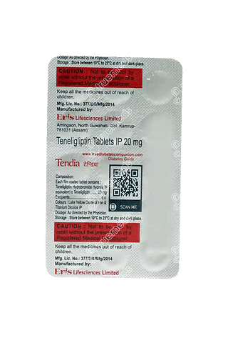 Tendia 20 MG Tablet 15