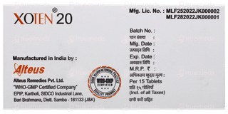 Xoten 20 Tablet 15