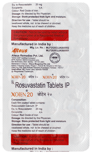 Xoten 20 Tablet 15
