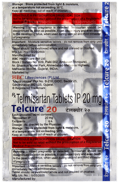 Telcure 20 Tablet 15 Telcure 20 Tablet 15