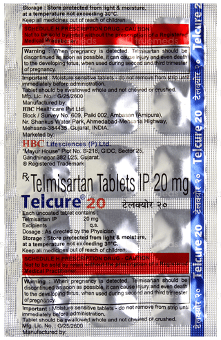 Telcure 20 Tablet 15