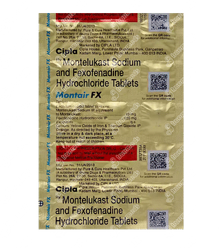 Montair Fx 10/120 MG Tablet 15