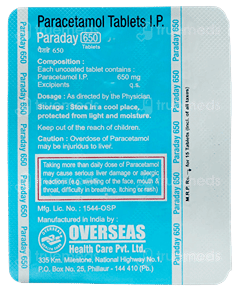 Paraday 650 Tablet 15 Paraday 650 Tablet 15