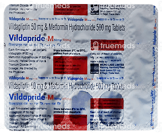 Vildapride M 500/50 MG Tablet 15