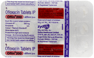 Oflin 200 Tablet 15