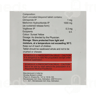Glimisave Mv 1.3 F Tablet Sr 15