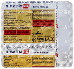 Telmaset Ct 6.25 Tablet 15