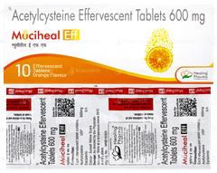 Muciheal Eff Orange Flavour Tablet 10