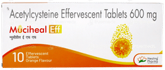 Muciheal Eff Orange Flavour Tablet 10