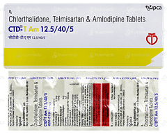 Ctd T Am 12.5/40/5 Tablet 10