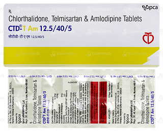 Ctd T Am 12.5/40/5 Tablet 10