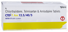 Ctd T Am 12.5/40/5 Tablet 10 Ctd T Am 12.5/40/5 Tablet 10