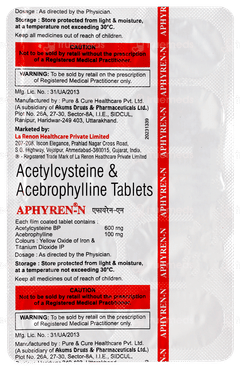 Aphyren N Tablet 10 Aphyren N Tablet 10