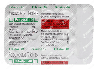 Febutaz 40 MG Tablet 15