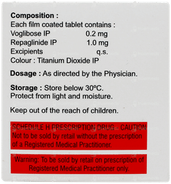 Volix R 0.2/1 Tablet 10 Volix R 0.2/1 Tablet 10