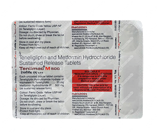 Tenlimac M 20/500 MG Tablet Sr 15