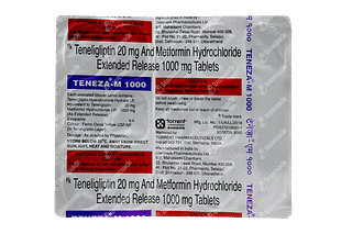 Teneza M 20/1000 MG Tablet Er 15