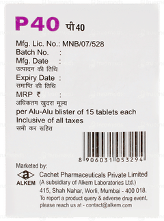 P 40 Tablet 15