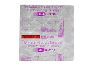 Met Xl T 40/50 MG Tablet Pr 20